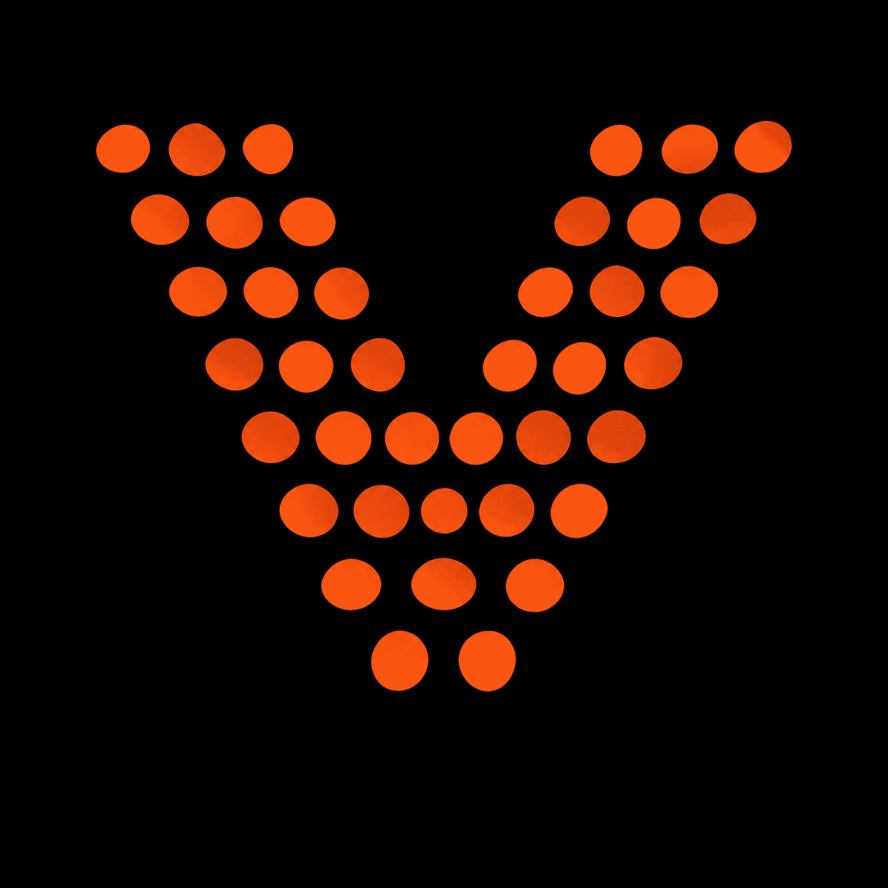 Vamyo AI Creator orange V symbol